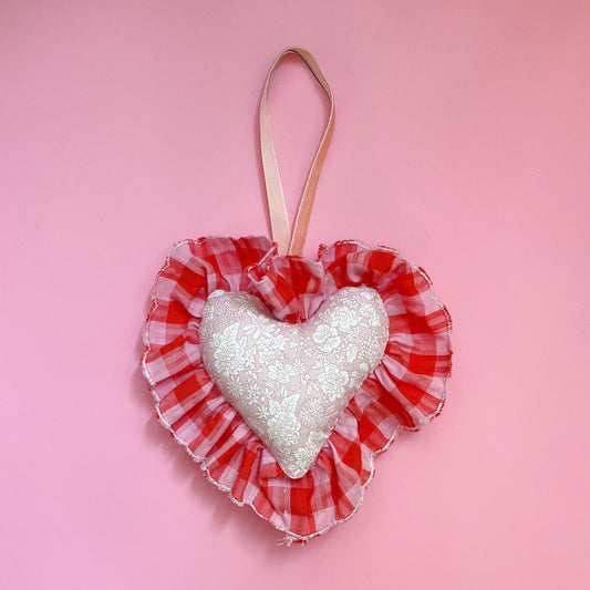 Scallop Heart Hanging