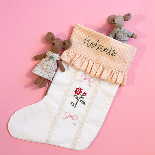 Vintage Rose Stocking