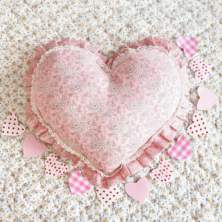 Fabric Hearts Garland